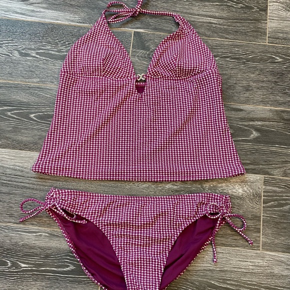 Tommy Hilfiger Other - Women’s Tommy Hillfiger Tankini Purple/White LG